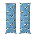 thumbnail image 1 of KLL Ultra Soft Microfiber Body Pillow Cover/Pillowcases 20"x54" with Hidden Zipper Closure-Dolphin Lovers, 1 of 5