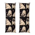 thumbnail image 1 of KLL Ultra Soft Microfiber Body Pillow Cover/Pillowcases 20"x54" with Hidden Zipper Closure-French Bulldog, 1 of 5