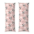 thumbnail image 1 of KLL Ultra Soft Microfiber Body Pillow Cover/Pillowcases 20"x54" with Hidden Zipper Closure-Panda Flying in the Sky, 1 of 8