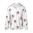 thumbnail image 1 of KLL Umbrella Cat Print Men's Women’s UPF 50+ Sun Protection Outdoor Hoodie Jacket Long Sleeve Fishing Hiking Performance Shirt-XX-Large, 1 of 6