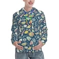 thumbnail image 1 of KLL Underwater Creature for Womens Pullover Hoodie with Pocket Hooded Long Sleeve Shirts Sweatshirt for Women-X-Large, 1 of 1