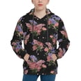 thumbnail image 1 of KLL Unisex Kids Boys Girls Hooded Pocket Pullover Hoodies-Bouquet, 1 of 5