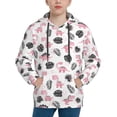 thumbnail image 1 of KLL Unisex Kids Boys Girls Hooded Pocket Pullover Hoodies-Cute Dinosaur, 1 of 5