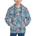 thumbnail image 1 of KLL Unisex Kids Boys Girls Hooded Pocket Pullover Hoodies-Independence With Gnome, 1 of 6