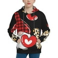 thumbnail image 1 of KLL Unisex Kids Boys Girls Hooded Pocket Pullover Hoodies-Love Gnomes, 1 of 5