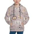 thumbnail image 1 of KLL Unisex Kids Boys Girls Hooded Pocket Pullover Hoodies-Safari Animals, 1 of 5