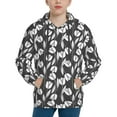 thumbnail image 1 of KLL Unisex Kids Boys Girls Hooded Pocket Pullover Hoodies-Tulips Flowers, 1 of 5