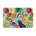 thumbnail image 1 of KLL Vegetable Print Front Door Mat Indoor Outdoor Entrance, Non-Slip Mat All-Weather Doormat Indoor Outdoor Rug Patio Porch Entryway Mat, 23.6''x15.7'', 1 of 7