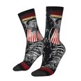 thumbnail image 1 of KLL Veterans Day1 Print Cool Socks Men's Women's Crew Socks Funny Crazy Novelty Stockings, 1 of 6