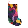 thumbnail image 1 of KLL Vibrant Abstract Flow for 18" Christmas Stocking Snowman Xmas Stocking Holiday Christmas Decoration Gifts for Family Kids, 1 of 8