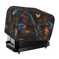 thumbnail image 1 of KLL Vibrant Skull Soldier Print 2 Slice Toaster Dust Covers Kitchen Small Appliance Cover with 2 Pockets,Can hold Jam Spreader Knife & Toaster Tongs (11.4 x 7.9 x 7.5), 1 of 6