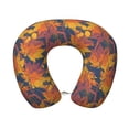 thumbnail image 1 of KLL Vintage Abstract Maple Leaf Art Pattern Memory Foam Cervical Neck Pillow Versatile U-Shaped Pillows for Home/Office/Camping/Travelling/Soft Washable Cover, 1 of 8