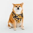 thumbnail image 1 of KLL Vintage Black White Plaid Sunflowe Dog Bandanas,Triangle Reversible Pet Scarf for Small Medium Large and Extra Large Dogs-Large, 1 of 4