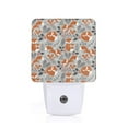 thumbnail image 1 of KLL Vintage Blue Fox Family A for Night Lights,Auto Sensor Night Lamp Plug in Night Light with Dusk-to-Dawn Light Sensor LED Nightlightfor Adults & Kids Room/Bedroom/Hallway, 1 of 7