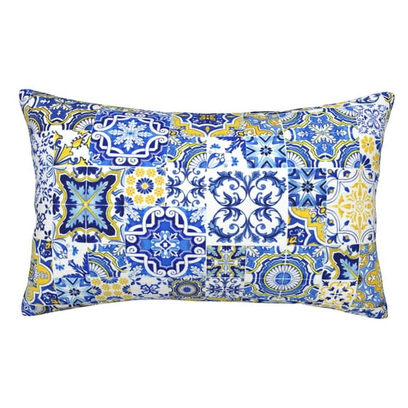 KLL Watercolor Artwork Pillow Covers Envelope Closure,Super Soft and Cozy Fuzzy Fleece Pillow Case Cover 16"x24"