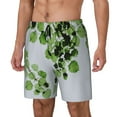 thumbnail image 1 of KLL Watercolor Green Leaves for Mens Swim Trunks Quick Dry Swim Shorts with Built-in Compression Liner Funny Swimwear Bathing Suits-XX-Large, 1 of 1