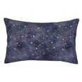 thumbnail image 1 of KLL Watercolor Indigo Pillow Covers Envelope Closure,Super Soft and Cozy Fuzzy Fleece Pillow Case Cover (No pillow core）, 1 of 5