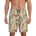 thumbnail image 1 of KLL Watercolor Insects for Men's 1-Pack Shorts,Sleep Pajama Shorts for Men Soft Pj Shorts Men's Pajama Bottoms Sleepwear -3X-Large, 1 of 7