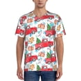 thumbnail image 1 of KLL Watercolor Red Truck And Fir Tree for Men's Baseball Shirts,Short Sleeve Casual Shirts Button Down Shirt for Men Beach Summer Wedding Shirt-3X-Large, 1 of 7
