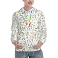 thumbnail image 1 of KLL Watercolor Wildflower 2 for Womens Pullover Hoodie with Pocket Hooded Long Sleeve Shirts Sweatshirt for Women-XX-Large, 1 of 7