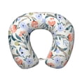 thumbnail image 1 of KLL Watercolor Wildflowers 1 Pattern Memory Foam Cervical Neck Pillow Versatile U-Shaped Pillows for Home/Office/Camping/Travelling/Soft Washable Cover, 1 of 8