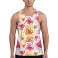 thumbnail image 1 of KLL Watermelon Print Men's Muscle Gym Workout Stringer Tank Tops Bodybuilding Fitness T-Shirts Tank Tops Men-Small, 1 of 7