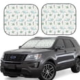 thumbnail image 1 of KLL Whale And Turtle Windshield Sun Shade 2-Piece Foldable Car Front Window Sunshade for Most Sedans SUV Truck- Large, 1 of 5
