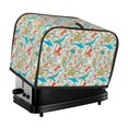 thumbnail image 1 of KLL Wild Sea Life Print 2 Slice Toaster Dust Covers Kitchen Small Appliance Cover with 2 Pockets,Can hold Jam Spreader Knife & Toaster Tongs (11.4 x 7.9 x 7.5), 1 of 6