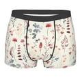 thumbnail image 1 of KLL Wildflower Watercolor 3 Men's Cotton Boxer Briefs Underwear-XX-Large, 1 of 7