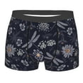 thumbnail image 1 of KLL Wildflowers And Dragonflies Men's Cotton Boxer Briefs Underwear-Small, 1 of 1
