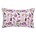 thumbnail image 1 of KLL Wine Pillow Covers Envelope Closure,Super Soft and Cozy Fuzzy Fleece Pillow Case Cover 14"x20", 1 of 7