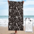 thumbnail image 1 of KLL Wine Seamless Microfiber Beach Towel Fast Drying,Extra Large 27.5"x55" Sand Free Beach Towel Super Lightweight Towels, 1 of 8