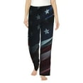 thumbnail image 1 of KLL Womens American Flag Waving Print Print Pajama Pants Soft Pajama Bottoms for Women Cozy Lounge Pants-Small, 1 of 7