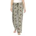 thumbnail image 1 of KLL Womens Bees And Chamomile Print Pajama Pants Soft Pajama Bottoms for Women Cozy Lounge Pants, 1 of 5
