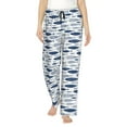 thumbnail image 1 of KLL Womens Blue Fish Print Pajama Pants Soft Pajama Bottoms for Women Cozy Lounge Pants, 1 of 5