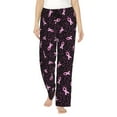 thumbnail image 1 of KLL Womens Breast Cancer Awareness3 Print Pajama Pants Soft Pajama Bottoms for Women Cozy Lounge Pants, 1 of 5