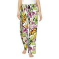 thumbnail image 1 of KLL Womens Butterflies2 Print Pajama Pants Soft Pajama Bottoms for Women Cozy Lounge Pants, 1 of 7