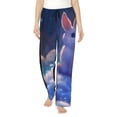 thumbnail image 1 of KLL Womens Cloud Cute Rabbit Print Pajama Pants Soft Pajama Bottoms for Women Cozy Lounge Pants, 1 of 5