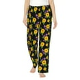 thumbnail image 1 of KLL Womens Daisies Flowers Print Pajama Pants Soft Pajama Bottoms for Women Cozy Lounge Pants, 1 of 5