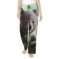 thumbnail image 1 of KLL Womens Daisy Koala Print Pajama Pants Soft Pajama Bottoms for Women Cozy Lounge Pants, 1 of 5
