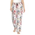 thumbnail image 1 of KLL Womens Gnome With Love Letter Print Pajama Pants Soft Pajama Bottoms for Women Cozy Lounge Pants, 1 of 5