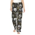 thumbnail image 1 of KLL Womens Ink Graffiti Owl Print Pajama Pants Soft Pajama Bottoms for Women Cozy Lounge Pants, 1 of 5