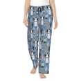 thumbnail image 1 of KLL Womens Llamas And Cactus Print Pajama Pants Soft Pajama Bottoms for Women Cozy Lounge Pants, 1 of 5