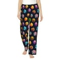 thumbnail image 1 of KLL Womens Lovely Planet Print Pajama Pants Soft Pajama Bottoms for Women Cozy Lounge Pants, 1 of 5