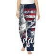 thumbnail image 1 of KLL Womens Mallard Duck With American Flag Print Pajama Pants Soft Pajama Bottoms for Women Cozy Lounge Pants-XX-Large, 1 of 1