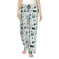 thumbnail image 1 of KLL Womens Modern Industry Print Pajama Pants Soft Pajama Bottoms for Women Cozy Lounge Pants, 1 of 5