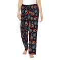 thumbnail image 1 of KLL Womens Paisley1 Print Pajama Pants Soft Pajama Bottoms for Women Cozy Lounge Pants, 1 of 5