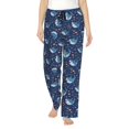 thumbnail image 1 of KLL Womens Party Shark Cut Print Pajama Pants Soft Pajama Bottoms for Women Cozy Lounge Pants, 1 of 5