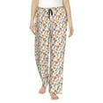 thumbnail image 1 of KLL Womens Retro Floral Print Pajama Pants Soft Pajama Bottoms for Women Cozy Lounge Pants, 1 of 5