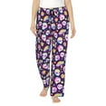 thumbnail image 1 of KLL Womens Skull colorful mushroom rainbow Print Pajama Pants Soft Pajama Bottoms for Women Cozy Lounge Pants, 1 of 5